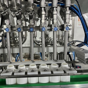 18 kafaları otomatik yüksek verimlilik plastik gıda sınıfı düz çizgi yerçekimi basıncı dolum makinesi doğal Mineral içecek için - Product Image 2