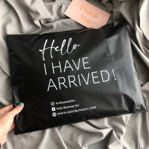 Custom Eco Friendly Compostable Nude Biodegradable Plastic Poly Mailers Mailing Bags With Logo - Product Image 3