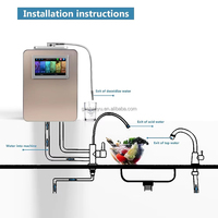 Haute valeur de pH Kangen alcalin hydrogène ioniseur d'eau purificateur Machine électrique purificateur domestique produit de l'eau alcaline acide