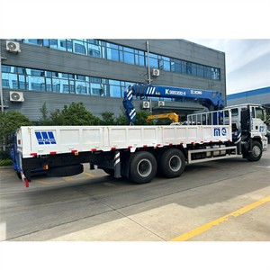 Camion-grue à flèche télescopique Shacman 6x4 10 tonnes 12 tonnes 14 tonnes, camion benne de transport de marchandises - Product Image 6