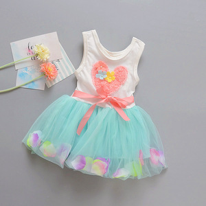 2017 Baby Girl Party Dress Children Frocks Designs Kids Girl Dresses for Children - Product Image 1