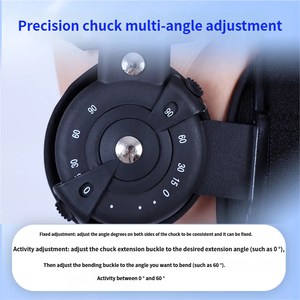 Penyangga Sendi Siku Multifungsi dari Paduan Aluminium yang Dapat Disesuaikan Sudutnya, Nyaman, Bernapas, untuk Rehabilitasi Medis Lengan - Product Image 2