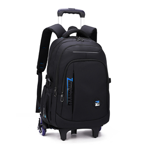 High Quality Durable Men Travel Rolling <strong>Backpack</strong> Boys 6 <strong>Wheel</strong> Trolley School Bags Student Wheeled <strong>Backpack</strong> Teen Trolley <strong>Backpack</strong> - Product Image 1