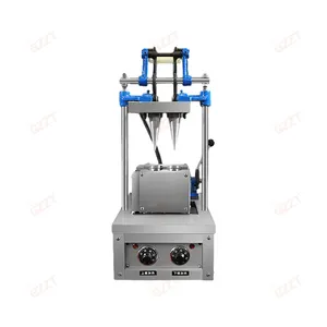 Double Heating Industrial Gelato Cone Machine Commercial Full Automatic Ice Cream Cone Pizza Conical Cone Making Machine Price