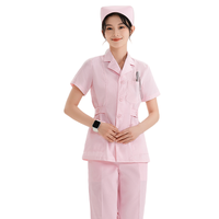 Ensembles séparés d'uniformes d'infirmière - Modèle léger d'été à manches courtes pour femmes, idéal pour les dentistes et les hôpitaux
