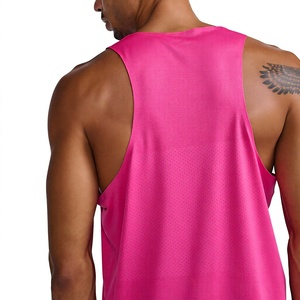 Débardeur Homme de Bonne Qualité Nouvelle Collection Séchage Rapide Léger Sportif Tenue de Gym Tricoté Col Rond Décontracté Respirant Style Uni Personnalisable - Product Image 5