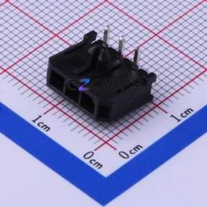 X3025WR-03-9TSN Wire-to-Board Pin Header Bent Lead Through Hole,P=3mm Connector 1x3P 3mm Right Angle Insert 3P - Product Image 1