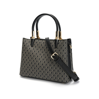Sac fourre-tout à bandoulière en cuir PU imperméable grande capacité pour femme, personnalisable avec votre marque (OEM)