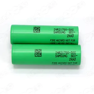 OEM Rechargeable Battery INR21700 50G 21700 5000mAh Battery 3.7 Volt Cell For Power Tool Battery Packs