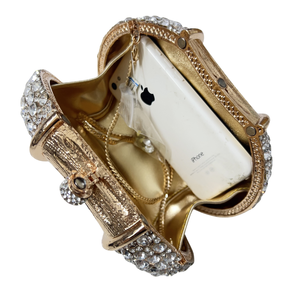 Pochette de Soirée de Luxe à Strass <span class=keywords><strong>pour</strong></span> Femme, Mini <span class=keywords><strong>Sac</strong></span> à Main <span class=keywords><strong>pour</strong></span> Fête ou <span class=keywords><strong>Mariage</strong></span> - Product Image 4