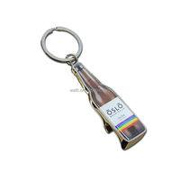 Porte-clés ouvre-bouteille de bière 3D personnalisé personnalisé-Vente en gros de cadeaux promotionnels en alliage de zinc