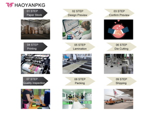 Tùy chỉnh cá nhân logo phần mở rộng tóc bao bì Quà Tặng haircard cá nhân giấy & bìa - Product Image 6