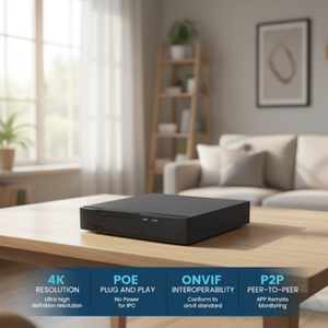 Système de <span class=keywords><strong>caméra</strong></span> de sécurité 8CH 5MP POE <span class=keywords><strong>IP</strong></span> 4K NVR Kit Audio bidirectionnel Vision nocturne <span class=keywords><strong>Enregistrement</strong></span> 24h/24 7j/7 CMS P2P HDD - Product Image 6