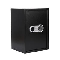 Mini Caja Fuerte Electrónica para el Hogar con Cerradura de Llave, Caja de Seguridad Mini Duradera y Segura para la Seguridad del Hogar, Caja Fuerte Oculta en el Pared