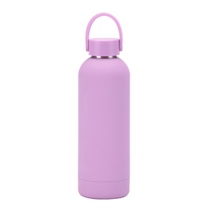 Bouteille d'eau d'extérieur personnalisée à double couche et isolée en <span class=keywords><strong>acier</strong></span> inoxydable avec poignée portable Bouteille d'eau de sport simple à petite bouche - Product Image 4