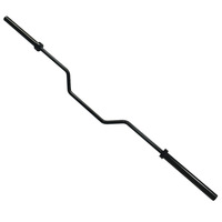 Squat Barbell Barre d'haltérophilie en forme de U Barre auxiliaire Ouverture de 50mm Barre de banc cambrée commerciale de 2.2m
