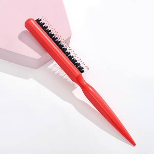 Nouvelle brosse à cheveux minimaliste à pointe effilée, poils en nylon, trois rangées, pour salon de <span class=keywords><strong>coiffure</strong></span> et <span class=keywords><strong>coiffure</strong></span> - Product Image 6