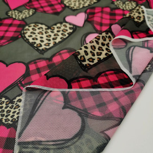 Wholesale Selling Polyester <strong>Tulle</strong> Mesh Fabric Digital Printed Fabric for Sports Shoes - Product Image 4