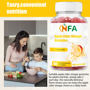 Gomitas de Vinagre de Sidra de Manzana de Rápida Absorción Sin Azúcar para el Apoyo Digestivo, Sabor a Manzana, Productos Adelgazantes para Adultos - Product Image 5