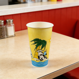 Vasos de Papel Desechables de Pared Simple de 12oz y 8oz para Llevar, Personalizados y de Venta Caliente de Wellons, para Cafeterías, Tiendas de Leche y Té - Product Image 5