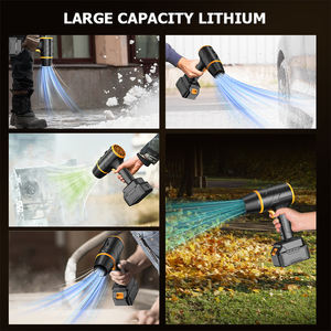 제트 팬 미니 블로워 35000RPM 전동 휴대용 에어 더스터 무선 핸디형 터보 팬 낙엽 송풍기 - Product Image 5