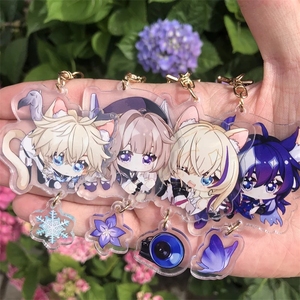 Honkai: รถไฟรูปดาว Dan heng bronya Clara Herta Hiko Welt Yang Sampo พวงกุญแจอุปกรณ์เสริมคอสเพลย์เกมอนิ<span class=keywords><strong>เม</strong></span>ะจี้สัญลักษณ์