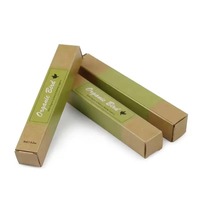 Boîte cadeau en carton recyclé imprimée avec logo personnalisé, couleurs variées, pour rouges à lèvres, gloss, baumes à lèvres, cosmétiques colorés, maquillage