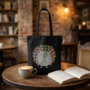 Bolsa de Mano de Lona de Algodón Negra Personalizada, Reciclable, con Impresión Personalizada, Proveedor Mayorista de India - Product Image 3