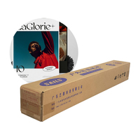 Rouleau de film PP rétroéclairé auto-adhésif blanc mat pour impressions d'art sans cadre, impression numérique haute résolution et caissons lumineux
