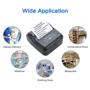 YHD-8001D 80 mét xách tay <span class=keywords><strong>mini</strong></span> Máy in hóa đơn nhiệt, hỗ trợ USB BT kết nối, Tương thích với iOS Android Windows - Product Image 5