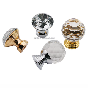 Modern Style Crystal <strong>Cabinet</strong> Handles Zinc Ball <strong>Knobs</strong> Crystal Clear <strong>Diamond</strong> <strong>Cabinet</strong> Drawer Jewellery <strong>Knobs</strong> Door Handles - Product Image 3