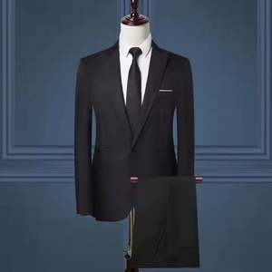 I-0499 Vente en gros de costumes décontractés pour hommes, costume d'affaires uni pour hommes, adapté aux réunions d'affaires - Product Image 5