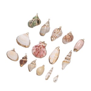 قلادة صدف ذهبي طبيعي، خرز سوار من الصدف الاصطناعي، قلادة زينة لصناعة المجوهرات - Product Image 5