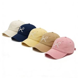 Linda Gorra de Béisbol Bordada con Lazo – Algodón Suave Lavado Ajustable para Uso Diario y al Aire Libre - Product Image 6