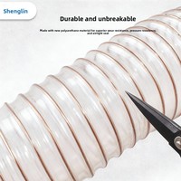 Tuyau flexible antistatique en PU transparent renforcé haute résistance Shenglin pour le travail du bois et la menuiserie