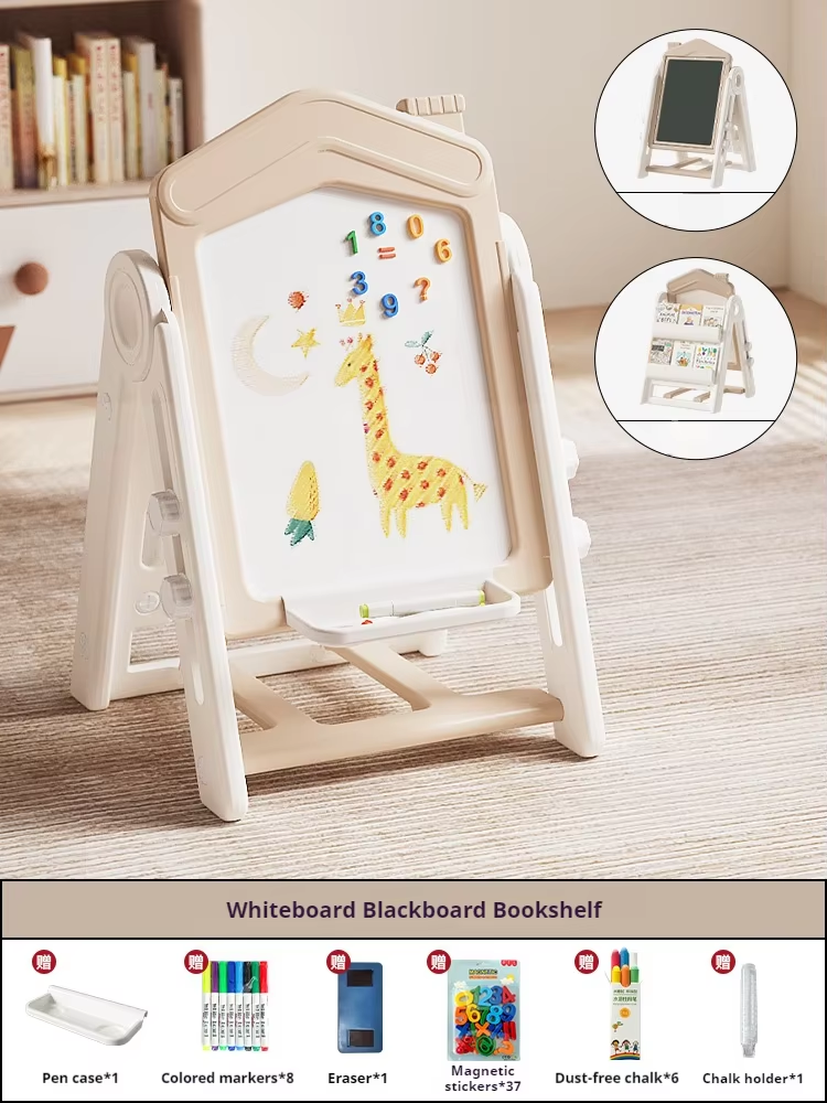 Tableau blanc/Tableau noir + étagère