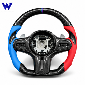 Volante de Fibra de Carbono Resistente a los Arañazos, Entrega Rápida, Compatible con <span class=keywords><strong>BMW</strong></span> F16 F20 F21 F46 E80 F30 F35 E83 E84 E60 E87 - Product Image 1