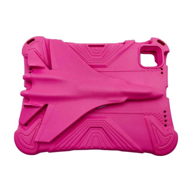 Fun Safe Folding Aircraft Bracket Protective Case for iPad Air 11 10.9 Inch Tablets Flat Computer Cover for Children EVA Plastic