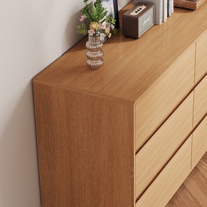Mesa de tocador de madera maciza con cajones, gabinete de almacenamiento esquinero moderno y minimalista para <span class=keywords><strong>dormitorio</strong></span> - Product Image 3