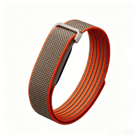 Bracelet de montre Lemi décontracté et confortable, résistant à la transpiration, avec sangle en nylon réglable pour boucle auto-agrippante, léger et respirant