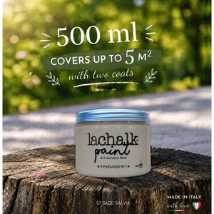 27 SAGE 500 ml LaChalk the evolution of <b>chalk</b> paint Where <b>chalk</b> meets resin: Hybrid <b>Chalk</b> Resin Paint made in Italy - Product Image 2