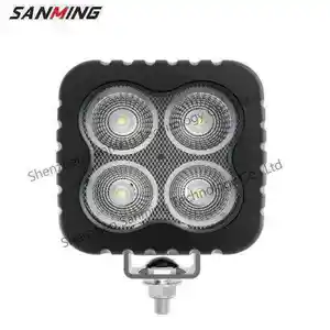 4x4 40w 4000lm Ip68 ספוט מבול קומבו Beam Led עבודה אור עבור משאית אופנוע סירת רכב Suv טרקטורונים Rv