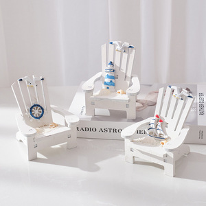 Juego de Adornos de Sillas de Playa Mediterráneas de Varias Piezas para Decoración de Sala de Estar - Product Image 1