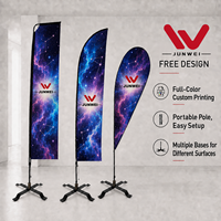 Bannière publicitaire personnalisée pour gazebo avec pince pour salon professionnel, événement extérieur et branding de festival