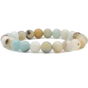 Pulsera budista <span class=keywords><strong>de</strong></span> cuentas <span class=keywords><strong>de</strong></span> piedra Natural <span class=keywords><strong>de</strong></span> 8mm Amistad Moda Lucky Faith Sanctuary Buddha Bracelet - Product Image 1