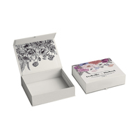 Cajas de Regalo Magnéticas con Diseño Floral Impreso Personalizado, Cajas Rígidas Plegables de Lujo