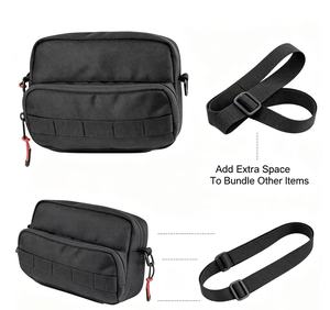 Sac de guidon de moto en tissu Oxford imperméable, fermeture éclair, avec coussin d'air, universel, pour rangement avant de vélo, vente en gros d'usine - Product Image 4