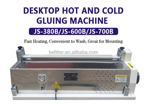 Machine à coller le papier peint manuelle série Hot Cold Box, machine à coller le papier, étaleur de colle, plieuse-colleuse, vente directe du fabricant - Product Image 3