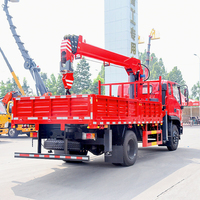 Grue de camionnette 6 tonnes la plus vendue avec vérin hydraulique Liyuan – Fournisseur d'équipements de levage de construction haute performance