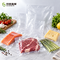 Sacs sous vide industriels pour aliments, sachets sous vide à chambre, emballages sous vide haute barrière PA/PE pour la transformation de la viande, des fruits de mer et du fromage